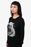 Markus Lupfer Black Sequin Dog Sweater Size S