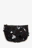 Marni Black Leather Beaded Belt Bag