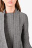 Marni Grey Wool Balloon Sleeve Jacket Size M