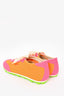 Marni Pink/Orange Canvas Low Top Sneaker Size 41