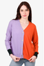Marni Purple/Orange Cashmere Button Down Cardigan Size 38