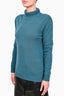 Marni Teal Wool/Cashmere Knit Sweater Size 38