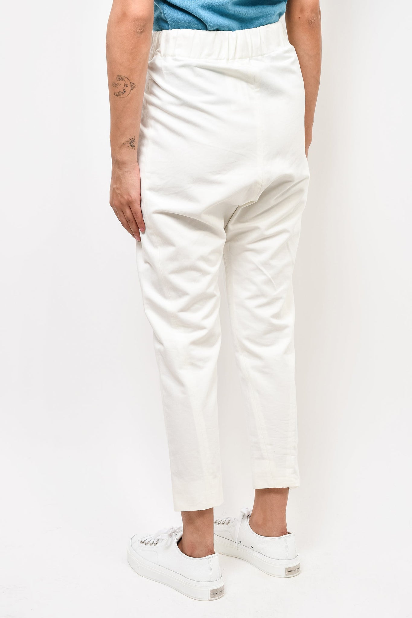Marni White Slim Cut Cropped Pants Size 42