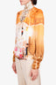 Mary Katrantzou Multicolor Silk Printed Shirt Size 8