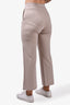 Max Mara Beige Straight Leg Trousers Size 0