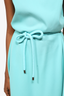 Max Mara Blue Opunzia Belted Midi Dress Size 38
