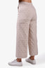Max Mara Cream Monogram Trousers Size 0