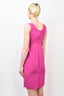 Max Mara Fuchsia Knot Bust Mini Dress Size 8