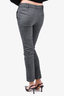Max Mara Grey Tapered Leg Trousers Size 0