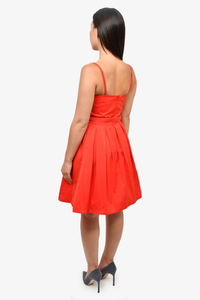 Max Mara Red Strappy Mini Dress sz 4