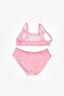 Bonpoint Pink Cherry Print Two-Piece Swimsuit Size 8 Kids