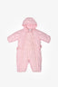 Baby Dior Light Pink Down Snowsuit Size 6M