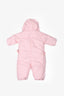 Baby Dior Light Pink Down Snowsuit Size 6M