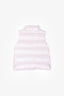 Moncler White Down Puffer Vest Size 6-9 Months Kids