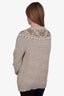 Missoni Beige Embroidered Cardigan Size 48