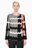 Missoni Black/Red Scalloped Detail Sweater Size 40