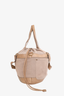 Brunello Cucinelli Beige/Brown Canvas Duffle Bag With Strap