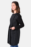 Miu Miu Black Nylon/Wool Coat Size 38