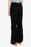 Miu Miu Black Velvet Wide Leg Pants Size 40