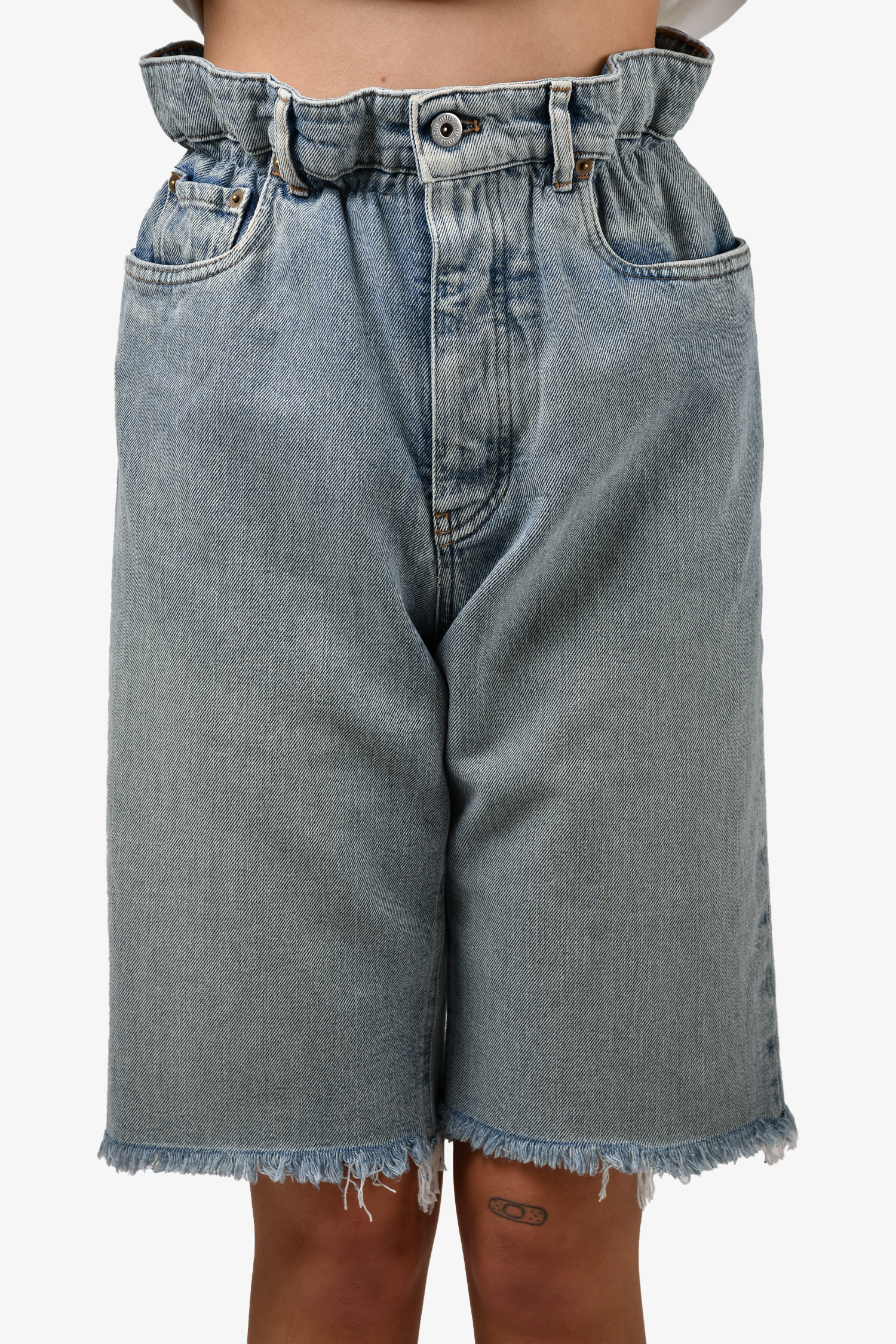Miu Miu Blue Denim Bermuda Shorts Size 26 – Mine & Yours
