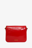 Sac bandoulière Miu Miu en cuir verni rouge
