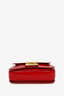 Sac bandoulière Miu Miu en cuir verni rouge
