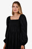 Molly Goddard Black Tiered Mini Dress Size 4