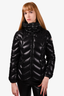 Moncler Black Down Shiny 'Badette' Quilted Puffer Size 2