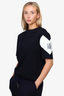 Moncler Black/White Cotton T-shirt Size M