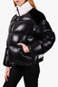 Moncler Black/White Shiny Logo 'Chouelle' Puffer Jacket Size 3