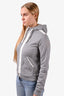 Moncler Grey 'Maglia' Zip Up Hoodie Size XS