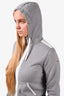 Moncler Grey 'Maglia' Zip Up Hoodie Size XS