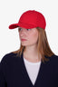 Moncler Red Logo Embroidery Cap