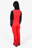 Moncler Red One Piece Ski Jumpsuit Size M