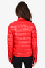 Moncler Red Quilted 'Acorus' Jacket Size 1