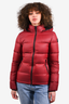 Moose Knuckles Red Down Short Puffer Jacket Size XS