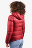 Moose Knuckles Red Down Short Puffer Jacket Size XS