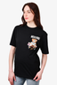 Moschino Black Cotton Toy Bear T-Shirt Size S Mens