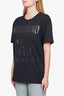 Moschino Couture Black Monochrome Logo T-Shirt Size 40