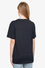 Moschino Couture Black Monochrome Logo T-Shirt Size 40