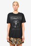 Moschino Couture Black Monochrome Logo T-Shirt Size 40