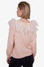 Moschino Pink Cardigan with Tulle & Pearl Cardigan