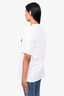 Moschino White Pixel Teddy Logo T-shirt Est. Size S
