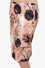 N21 Pink/Black Silk Sequin Floral Skirt Size 42