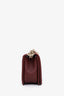 Pre-Loved Chanel™ 2022 Burgundy Lambskin Medium Boy Bag GHW
