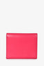 Saint Laurent Pink Leather Trifold Wallet