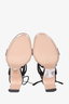 Nicholas Kirkwood Black Suede Strappy Heeled Sandals Size 36.5