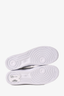 Nike Silver Metallic Air Force Platform Sneakers Size 11