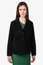 Nili Lotan Black Suede Fringed Jacket Size XS