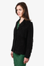Nili Lotan Black Suede Fringed Jacket Size XS